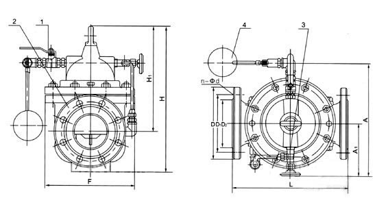 良工100X遙控浮球閥結(jié)構(gòu)圖